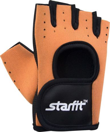 Перчатки для фитнеса Starfit "SU-107", цвет: песочный, черный. Размер M