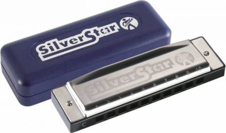 Губная гармошка Hohner Silver Star 504/20 C, синий