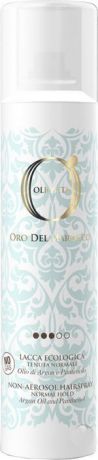 Эко-лак для волос Barex Italiana Olioseta Oro Del Marocco, без газа, с маслом арганы и пантенолом, нормальной фиксации, 300 мл