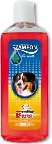 Шампунь для собак Super Beno "Стандарт", с экстрактом алоэ, 200 мл