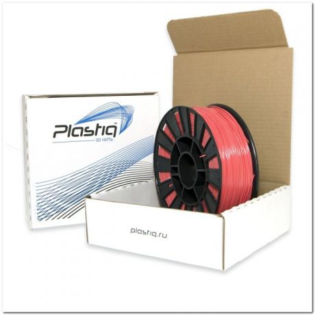 Пластик PETG для 3D печати Plastiq розовый, 1.75 мм, 300 м.