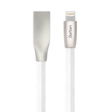 Кабель DORTEN Lightning to USB cable: Zinc Shell Series 1 meter, белый