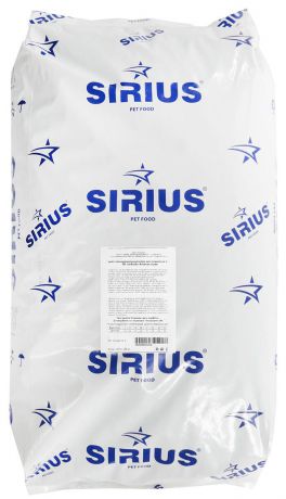 Сухой корм для собак Sirius, ягненок и рис, 20 кг