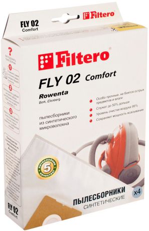 Пылесборник для пылесосов Filtero FLY 02 (4) Comfort