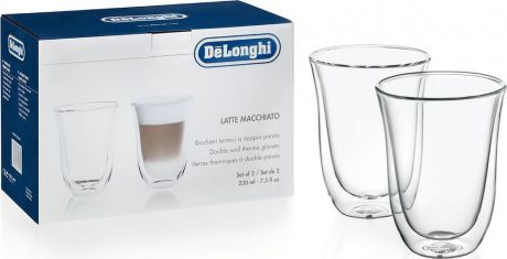 DeLonghi Latte Macchiato чашки, 220 мл, 2 шт