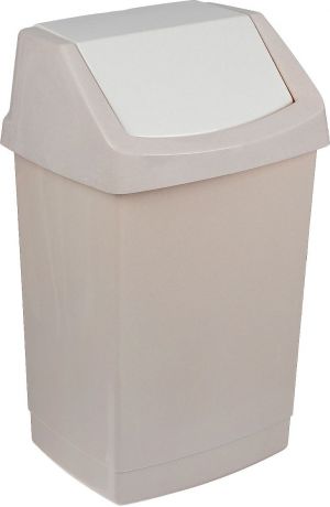 Контейнер для мусора Curver "Клик-ит", цвет: бежевый люкс, 50 л