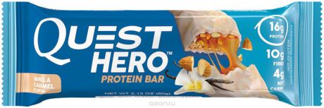 Батончик протеиновый Quest Nutrition "Quest Hero Bar Vanilla Caramel", 60 г
