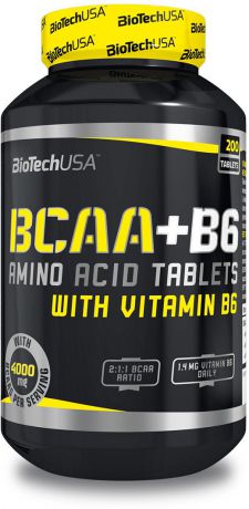 БЦАА BioTech USA BCAA+B6, 200 таблеток