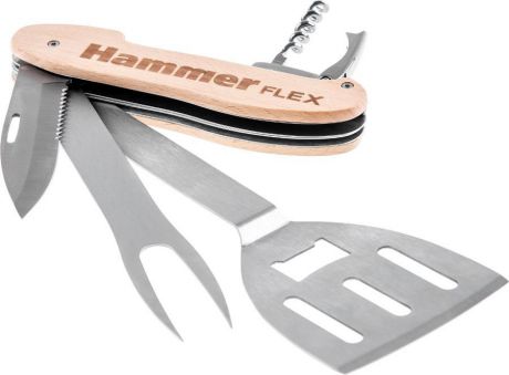 Мультитул для гриля Hammer Flex, 310-310, разборный, 5 приборов