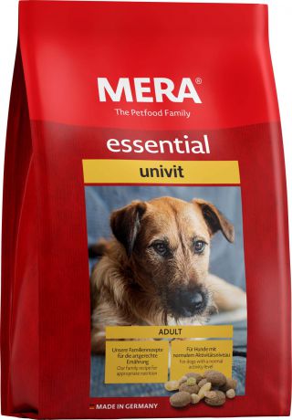 Корм сухой MERA Essential Univit, для собак, 12,5 кг