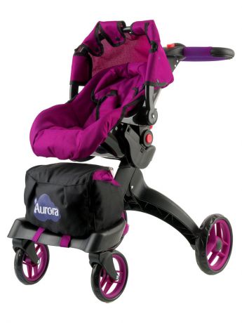 коляска для кукол Buggy Boom Многофункциональная коляска-трансформер для кукол 12-в-1 9005 Аврора (Aurora) фиолетовый