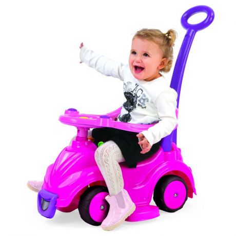 Автомобиль-каталка Dolu, цвет: розовый/фиолетовый