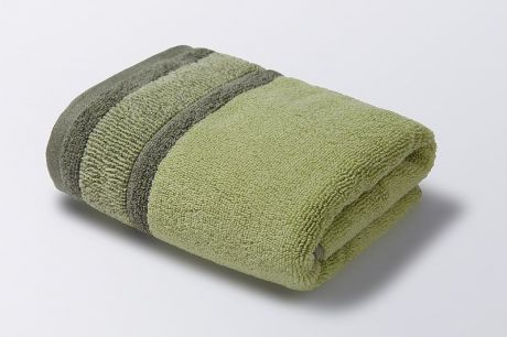 Полотенце для лица, рук или ног Ecotex Ориго, оливковый, салатовый