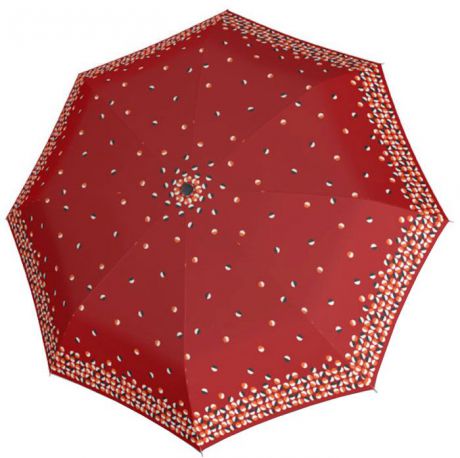 Зонт женский Doppler, автомат, 3 сложения, цвет: красный. 744146526