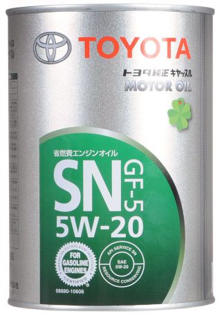 Масло моторное "Toyota", синтетическое, класс вязкости 5W-20, 1 л