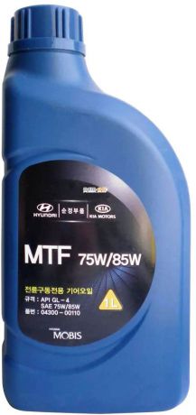 Трансмиссионное масло Hyundai / KIA "MTF GL-4", класс вязкости 75W85, 1 л