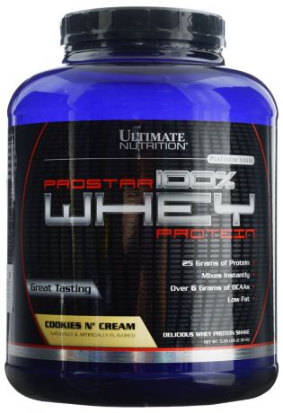 Протеин сывороточный Ultimate Nutrition "Prostar Whey", печенье, 2,39 кг