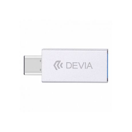 Аксессуар Devia iTec 2 Type-C To USB 3.0 Silver