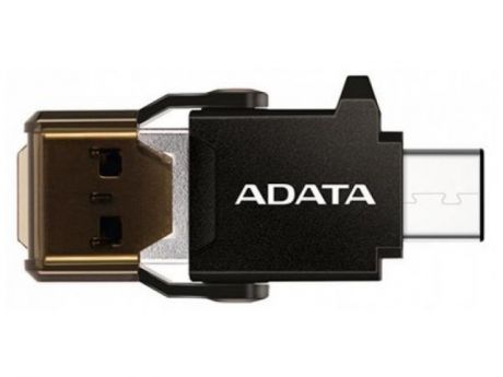 Карт-ридер A-Data USB-C OTG Reader ACMR3PL-OTG-RBK