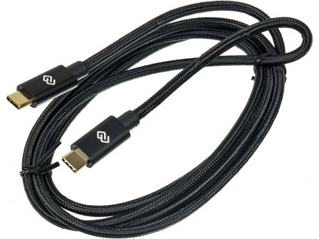 Аксессуар Digma Power Delivery USB Type-C M - USB Type-C M 1.5m Black 1080466