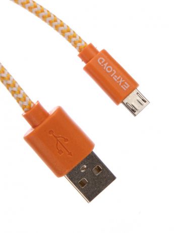 Аксессуар Exployd USB - microUSB 1m Yellow EX-K-187