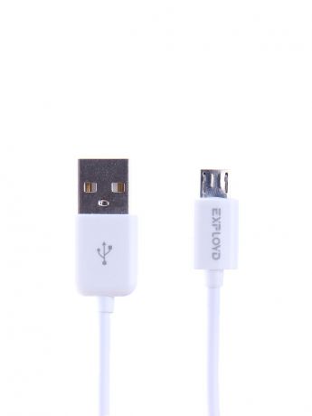 Аксессуар Exployd USB - MicroUSB 1.5m White EX-K-163