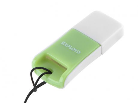 Кардридер Exployd MicroSD - USB 2.0 Green EX-AD-264