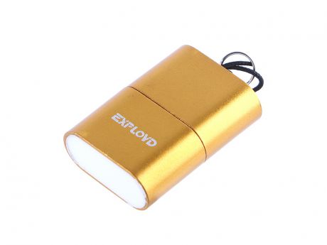 Кардридер Exployd MicroSD - USB 2.0 Gold EX-AD-268