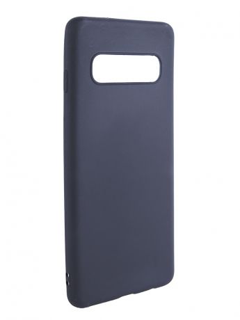 Аксессуар Чехол Brosco для Samsung Galaxy S10 Black Matte SS-S10-COLOURFUL-BLACK