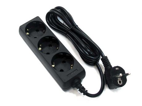 Сетевой фильтр 5bites 3 Sockets 1.8m Black SP3B-218E