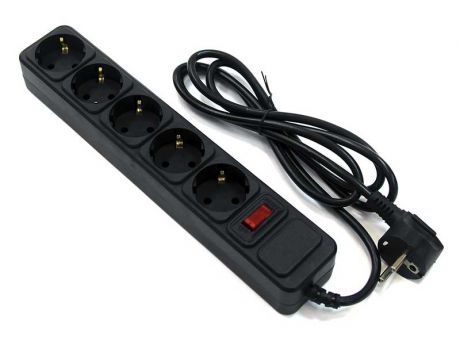 Сетевой фильтр 5bites 5 Sockets 3m Black SP5B-130