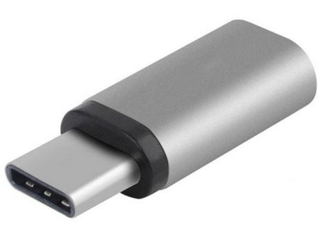 Аксессуар Baseus Sharp Adapter MicroUSB F - USB Type-C M Sky Gray CATYPEC-DL0G