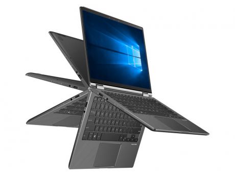 Ноутбук ASUS Zenbook Flip UX362FA-EL215T Gun Grey 90NB0JC1-M03330 (Intel Core i7-8565U 1.8GHz/16384Mb/512Gb SSD/No ODD/Intel HD Graphics/Wi-Fi/Bluetooth/Cam/13.3/1920x1080/Windows 10 64-bit)