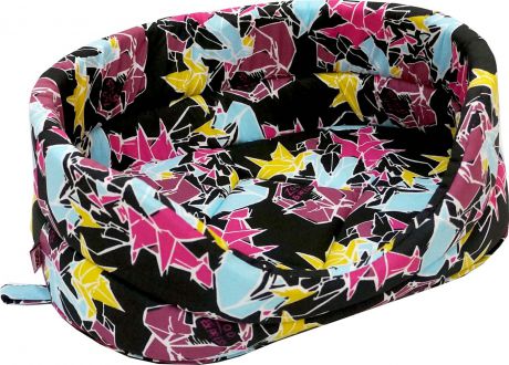 Лежак для животных ZOOexpress "Оригами" №3, 750533, черный, 49 х 33 х 17 см