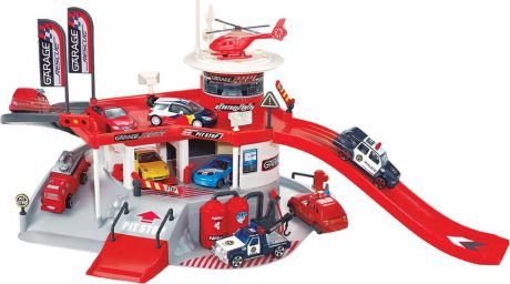 Парковка Служба спасения 911, 2 уровня, с вертолетной площадкой, 1475175