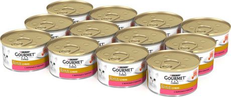 Корм консервированный Gourmet Gold, для кошек, с форелью и томатами, 12 шт по 85 г