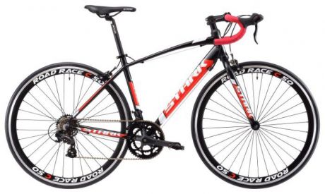 Велосипед STARK Peloton 700.1 2018 22 чёрный/красный/белый