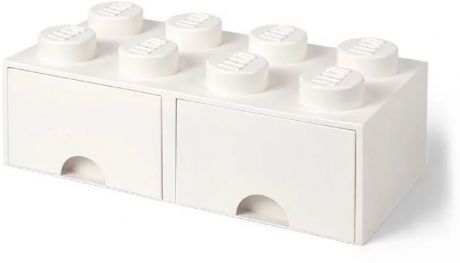 Ящик для игрушек LEGO Кубик Brick Drawer 8, 40061735, белый
