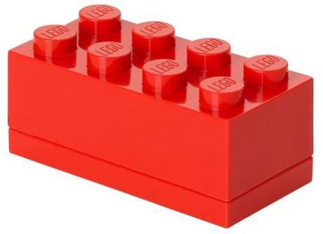 Ящик для игрушек LEGO Кубик Mini Box 8, 40121730, красный