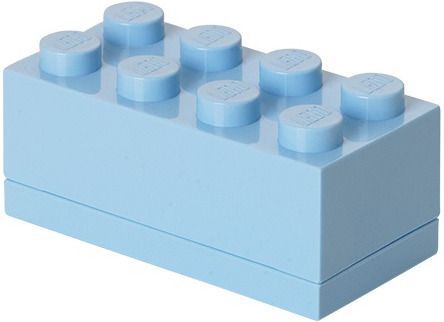 Ящик для игрушек LEGO Кубик Mini Box 8, 40121736, голубой