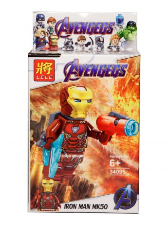 Минифигурка LELE 34095 Iron Man MK50 (4,5 см)