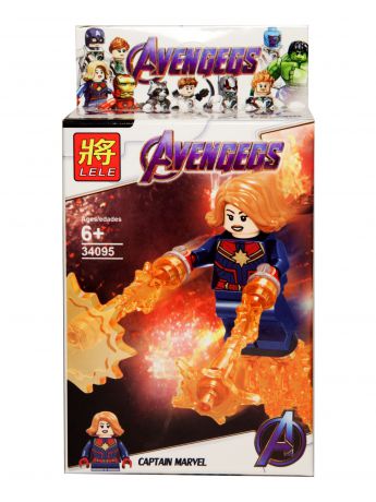 Минифигурка LELE 34095 Captain Marvel (4,5 см)