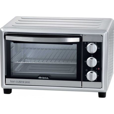 МИНИ-ПЕЧЬ ARIETE 981 BON CUISINE 200 СЕРЕБРИСТЫЙ