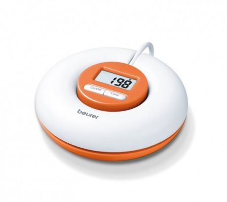 Весы кухонные электронные Beurer КS21, белый, оранжевый