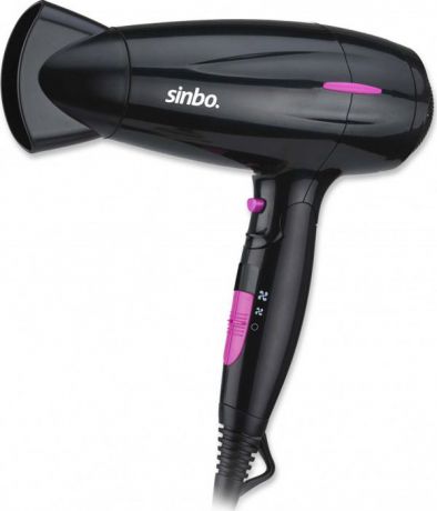 Фен Sinbo SHD 7067, черный, розовый