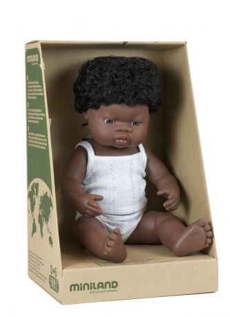 Кукла Девочка африканка 38 см