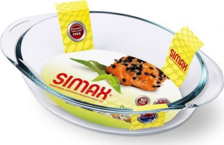 Форма для выпечки Simax Classic, порционная, 7826, прозрачный, 19 х 11 х 4,5 см