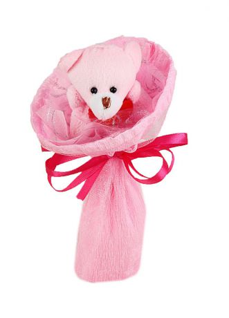 Букет из игрушек "Мишка-малышка", 1363323, розовый