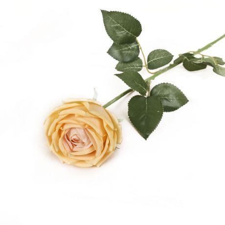 Искусственные цветы "Роза жёлтая", 1840859, желтый, 68 см