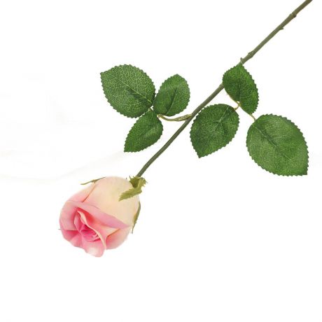 Искусственные цветы "Нежная розочка", 3556641, розовый, 38 см